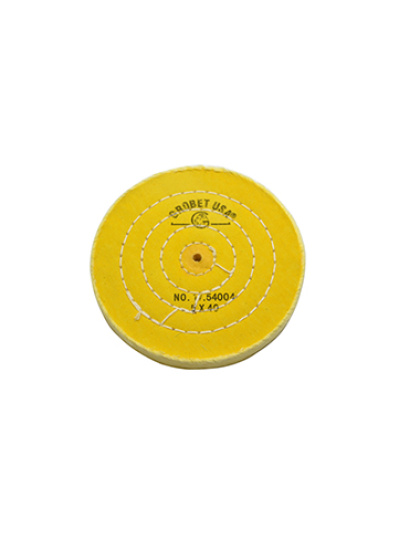 Roda Algodão Amarelo Grobet 125/40 Roda Algodão Amarelo Grobet 125/40