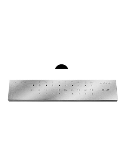 Half Round Draw Plate 33 % Half Round Draw Plate 33 %