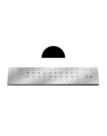Half Round Draw Plate 50 % Half Round Draw Plate 50 %