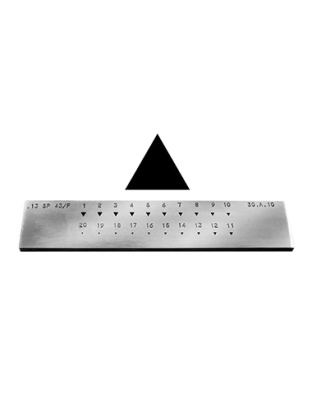 Fieira Aço Triangular