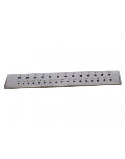 Hexagonal Drawplate 30 Holes Hexagonal Drawplate 30 Holes