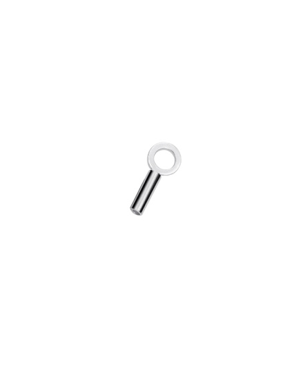 Terminal Tubo Aberto Ext. 1,6 mm - Furo 1,1 mm  Terminal Tubo Aberto Ext. 1,6 mm - Furo 1,1 mm