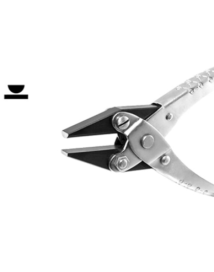 Alicate Paralelo Plano e Meia Cana