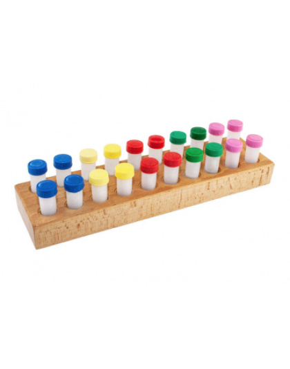 Bloco Madeira c/ 20 Frascos