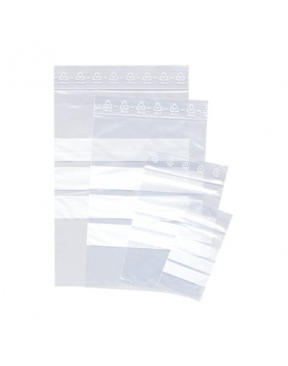 Sacos Ziplock c/ Barras Escrever