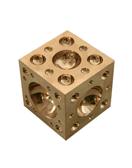 Cubo Embutidor Bronze 50x50