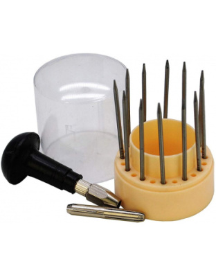 Set 12 Beading Tools w/ Plastic Handle