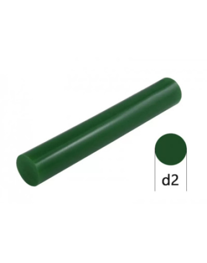 Tubo Cera Verde 22 mm Maciço