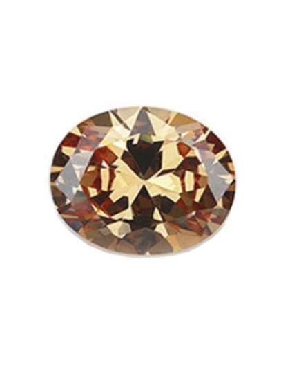 Zircónia Champagne Oval