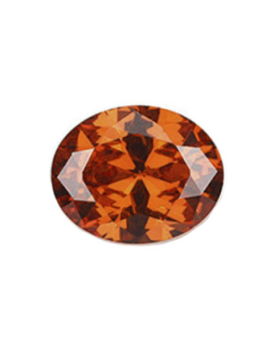 Zircónia Laranja Oval