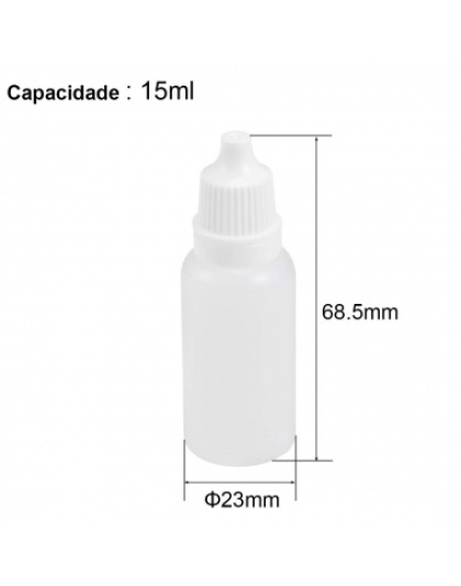 Frasco Conta Gotas 15 ml