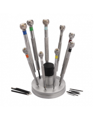 Screwdriver Set with Fixed Base