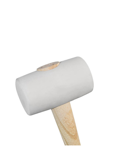  White Rubber Mallet 90 x 50 mm