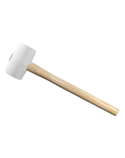  White Rubber Mallet 90 x 50 mm