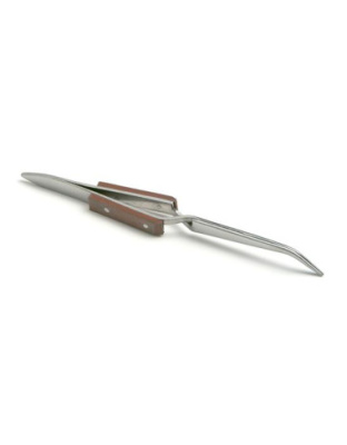 Pinça Mola Cruzada Curva 16 cm