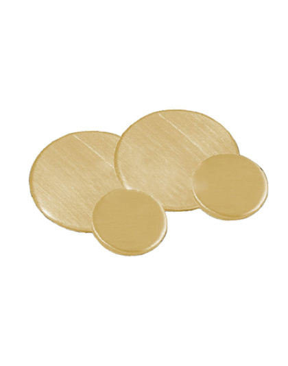 Chapas Redondas Latão 0,5 mm