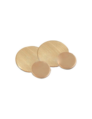 Chapas Redondas Bronze 0,5 mm