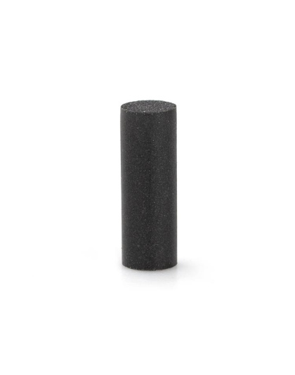 Cilindro Silicone Preto 6x24 mm Médio