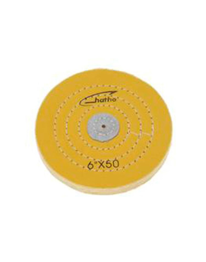 Disco Algodão Amarelo 150X15 mm