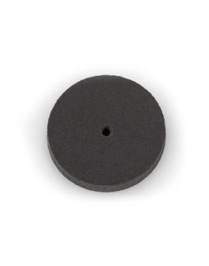 Black Silicone Disc 16 mm Medium