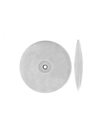 White Silicone Lentil 15 mm Coarse