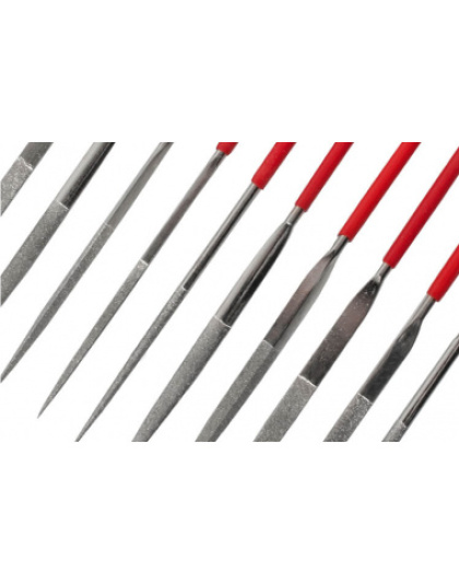 10 Diamond Needle Files 140 mm
