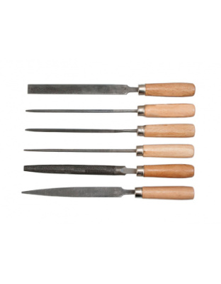 Jogo de 6 Limas com Cabo Madeira