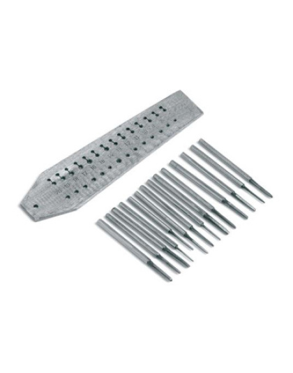 Fieira Tarracha com 14 Machos 0,7-2 mm