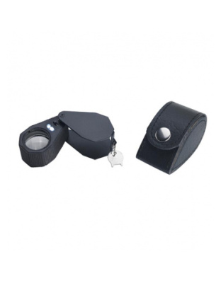 Lupa 10X com LED 18MM