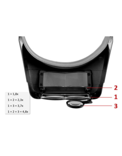 Lupa Binocular Económica