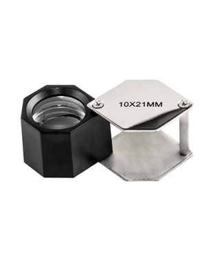 Lupa Hexagonal 21mm 10x