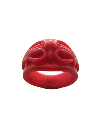 Anel de Cabochão Trabalhado