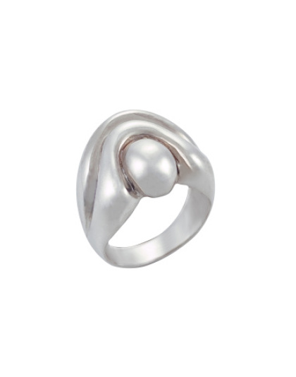 Anel de Cabochão com Bola