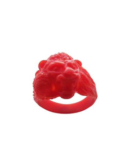 Anel com Cabeça de Leão