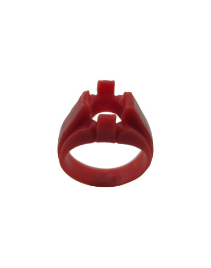 Anel de Pedra Redonda com 4 Garras