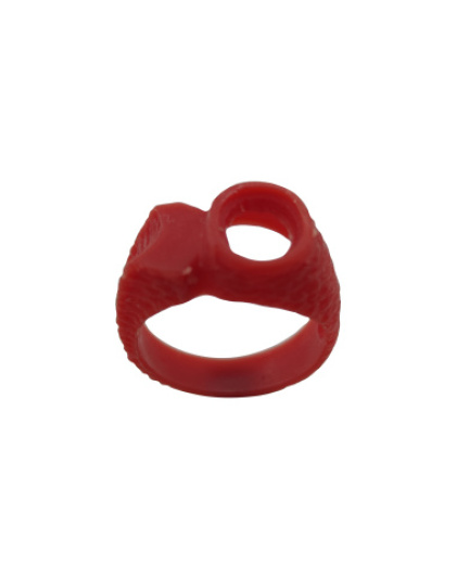 Anel de Pedra Oval com Texturas