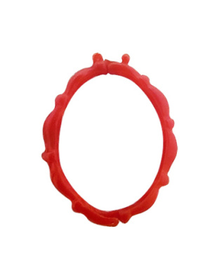 Fecho de Colar de Bambu Oval