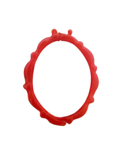Fecho de Colar de Bambu Oval