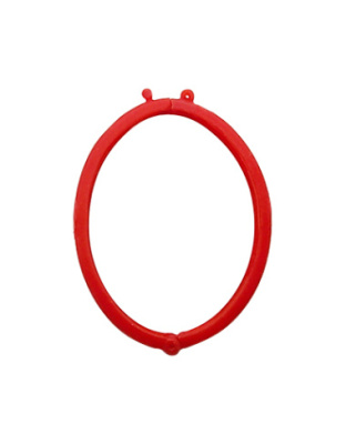 Fecho de Colar Oval Liso XXL