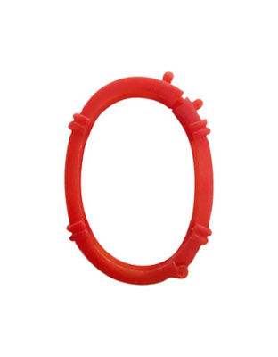 Fecho de Colar Oval 2 Riscos