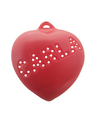 Coração Carla com Pedras