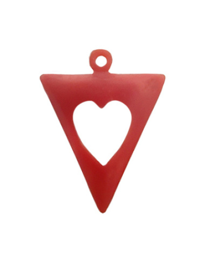 Medalha Triangular com Coração