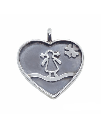 Coração com Menina