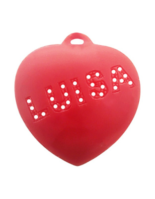 Coração Luisa com Pedras