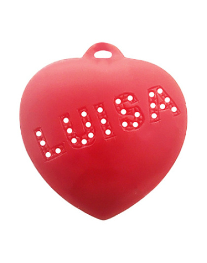 Coração Luisa com Pedras