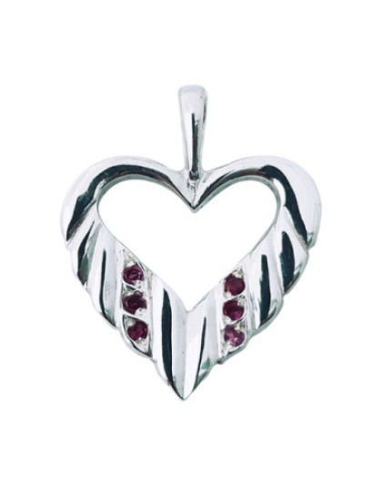 Coração com 6 Pedras