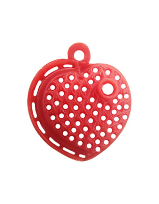 Heart w/ Round and Square Stones