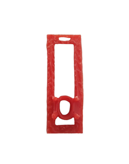 Pendente Retangular com Pedra