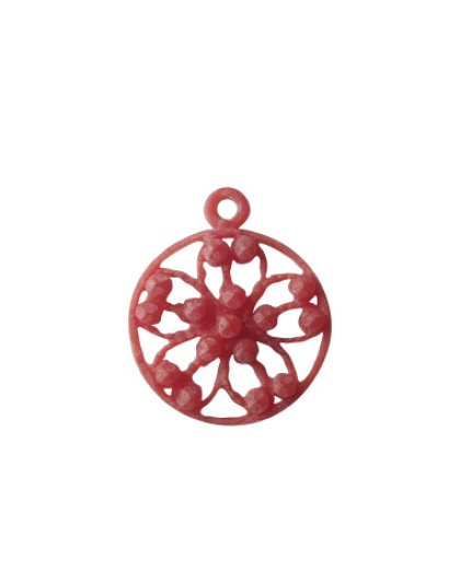 Pendente Redondo com Flores