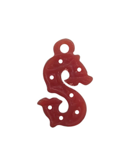 Letter S with Stones